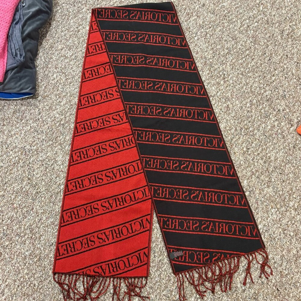 Victoria’s Secret Red & Black Scarf/Wrap